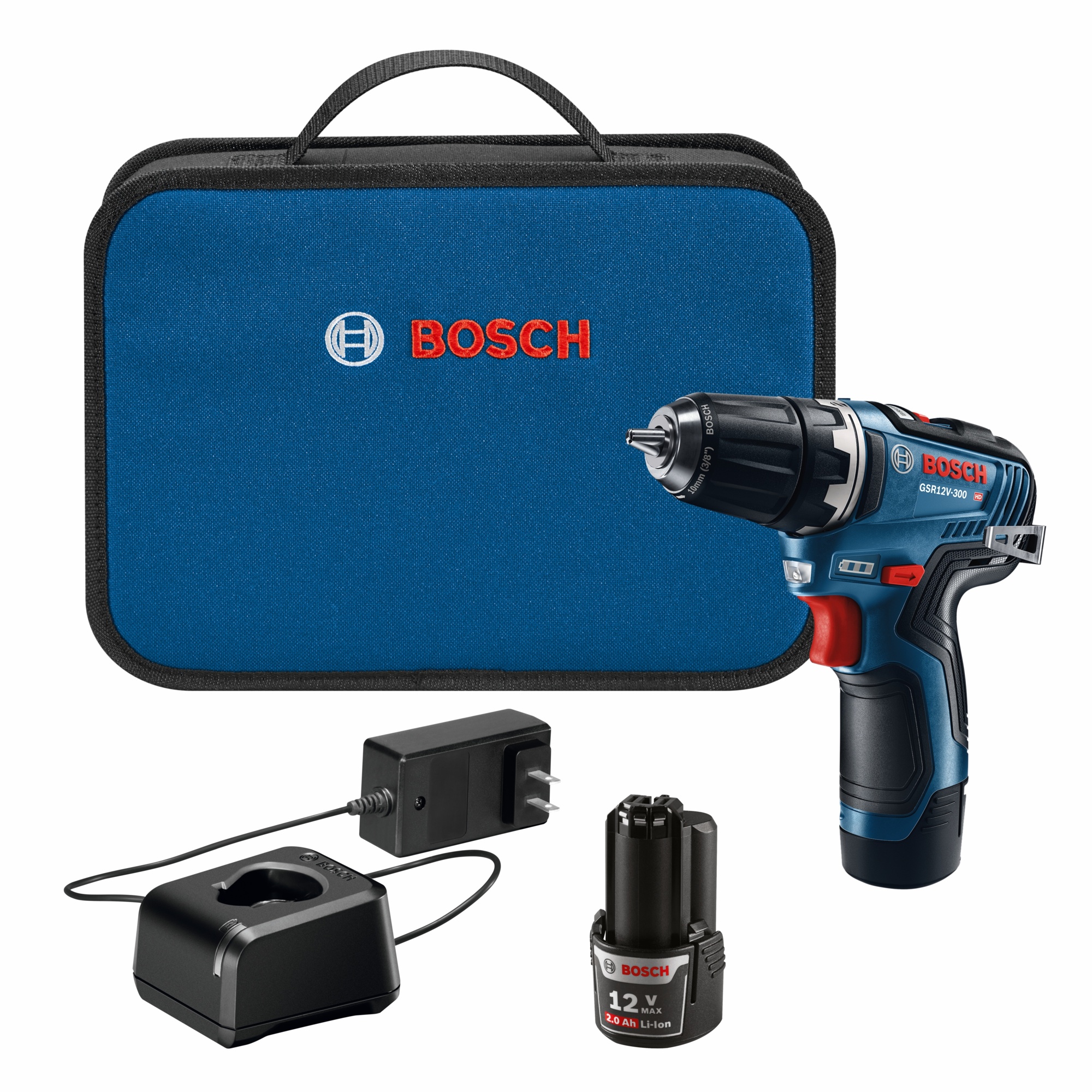 Bosch 12V Max EC Brushless Drill/Driver Kit — 3/8in., Model# GSR12V-300B22